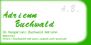 adrienn buchwald business card